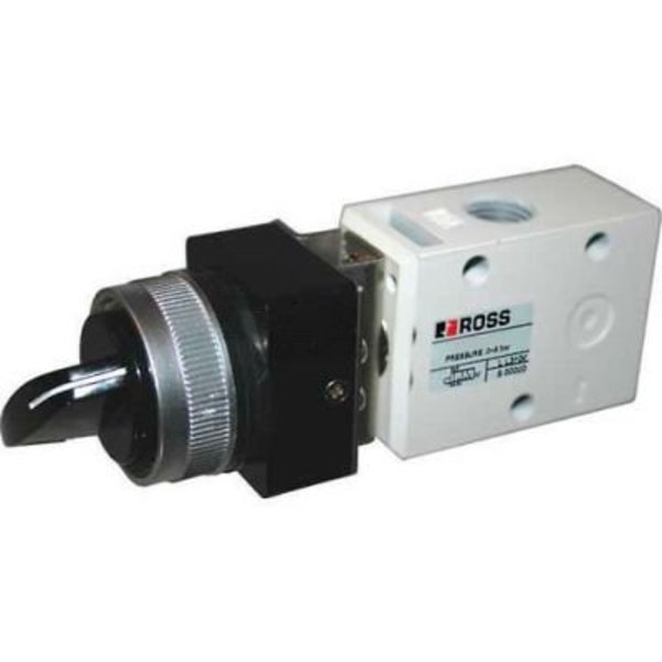 Ross Controls ROSS® Pneumatic Selector Switch Valve D1223B2SLB, 1/4" BSPP D1223B2SLB